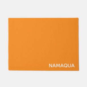 Paillasson Namaqua orange nom de la couleur