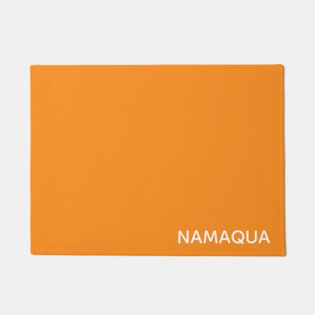 Paillasson Namaqua orange nom de la couleur (Devant)