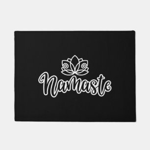 Paillasson Namaste Lotus Design Pour Les Amateurs De Yoga