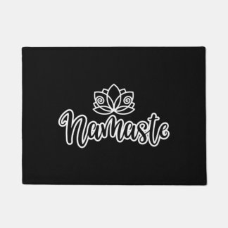 Paillasson Namaste Lotus Design Pour Les Amateurs De Yoga