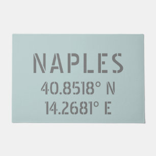 Paillasson Naples Italie Coordonnées Latitude et Longitude