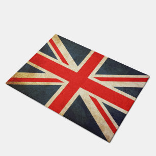 Paillasson Natte BRITANNIQUE grunge d'Union Jack de drapeau