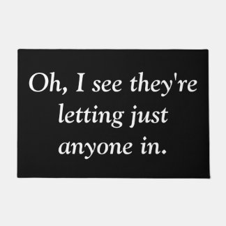 Paillasson Natte drôle de Snarky