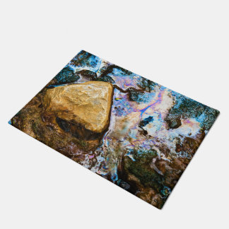 Paillasson nature abstraite eau morte