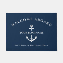 Nautical Custom Boat Name Ancre Marine