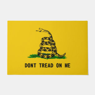 Paillasson ne marchez pas drapeau usa symbole serpent histoir