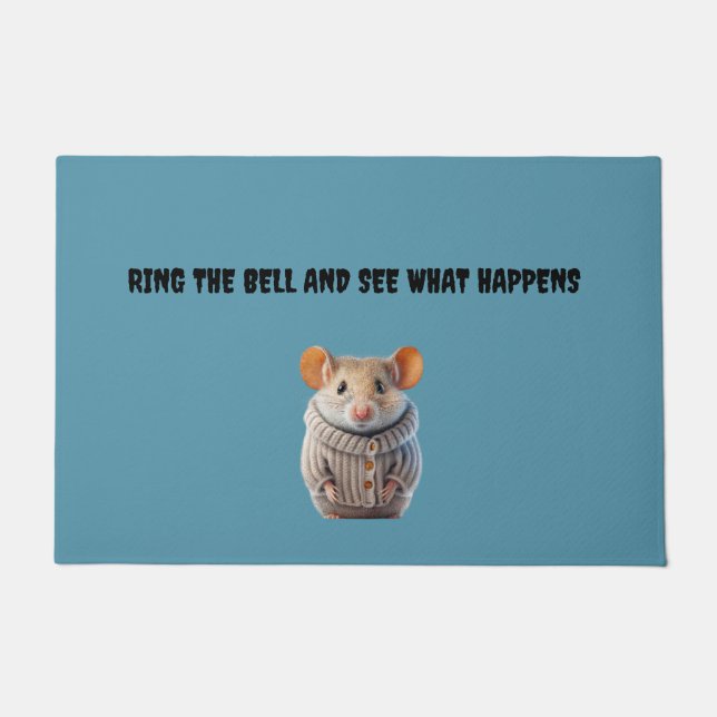 PAILLASSON NE PAS BORDER LA PORTE BELL DOORMAT (Devant)