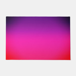 Paillasson Neon Purple et pink ombre design abstrait