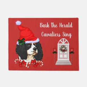 Paillasson Noël Cavalier King Charles Spaniel