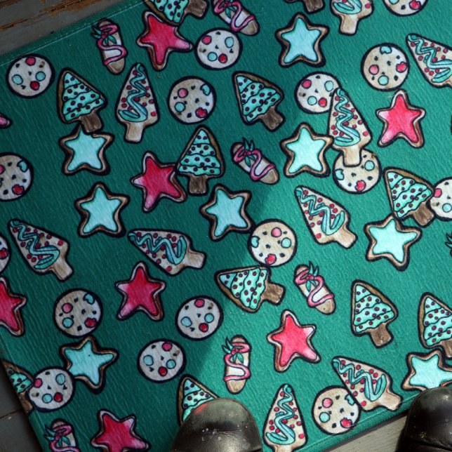 Paillasson Noël Cookies Fêtes Cookie Baking Party (Créateur téléchargé)