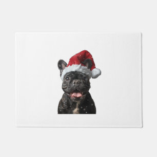 Paillasson Noël des Bulldog français