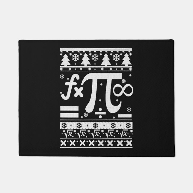 Paillasson Noël des maths (Devant)