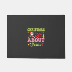 Paillasson Noël est tout sur Jésus Rétro