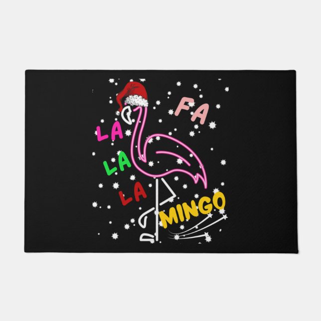 Paillasson Noël Fa la la mingo Essentiel (Devant)