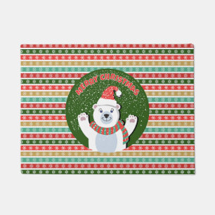 Paillasson Noël Festif motifs et couleurs