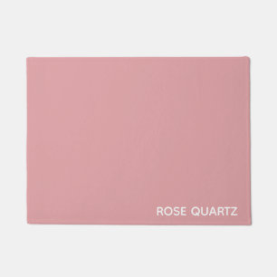 Paillasson Nom de couleur rose quartz rose