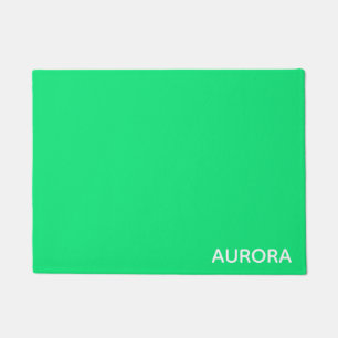 Paillasson Nom de couleur verte Aurora