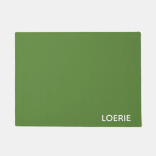 Paillasson Nom de la couleur verte Loerie