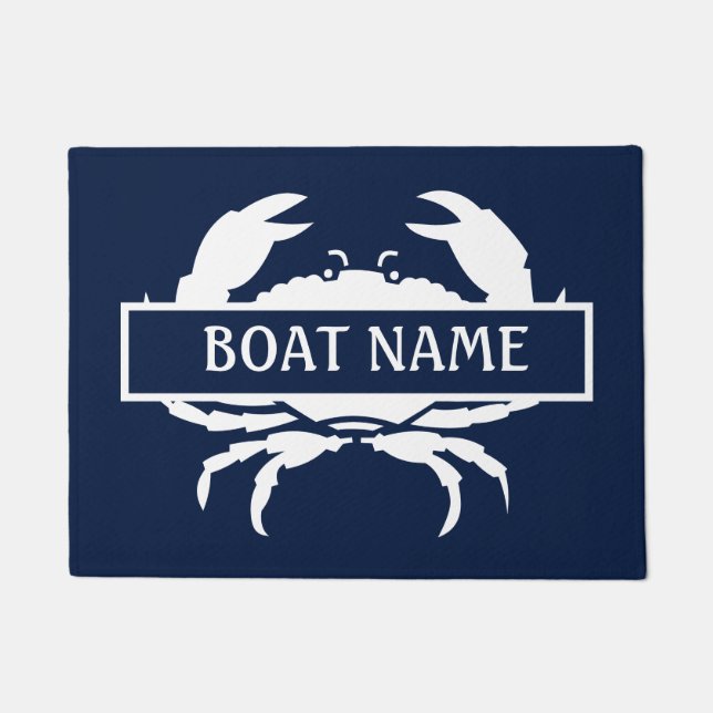 Paillasson Nom du bateau Crab Dock Mat (Devant)