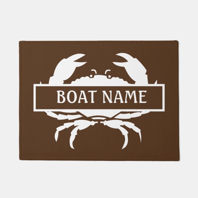 Paillasson Nom du bateau Crab Dock Mat (Devant)