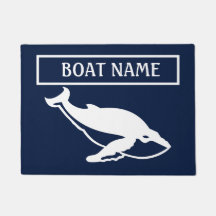 Nom du bateau Whale Dock Mat