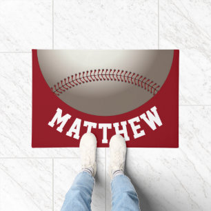 Paillasson Nom du design de base-ball moderne