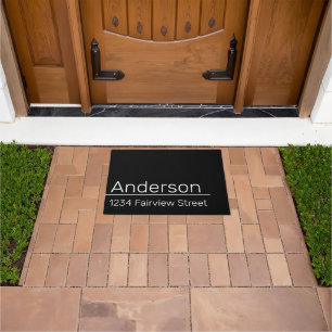 Paillasson Nom et adresse du propriétaire Boîte aux lettres n