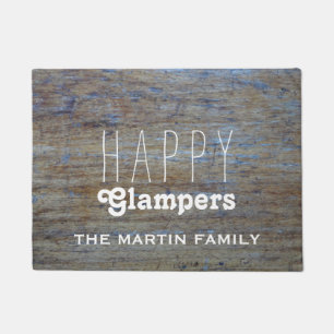 Paillasson Nom heureux drôle de campeurs du camping