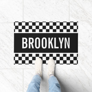 Paillasson Nom personnalisé Couture Motif Classic