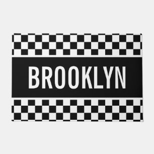 Paillasson Nom personnalisé Couture Motif Classic