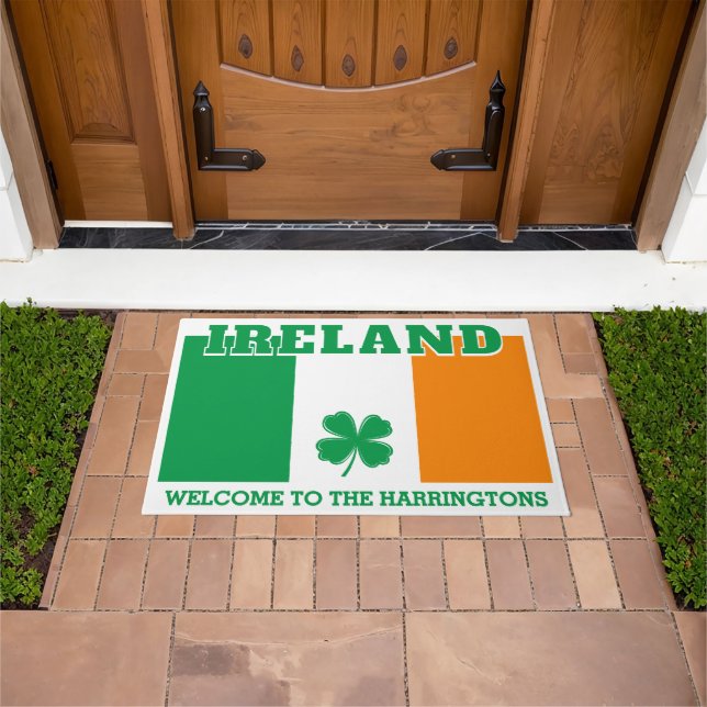 Paillasson Nom personnalisé Irlande (De plein air)