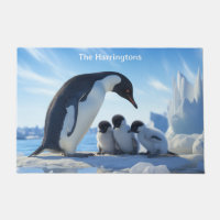 Nom personnalisé Pingouins mignons