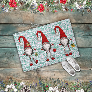 Paillasson Nordic Gnomes Mistletoe Motif