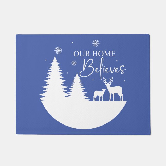 Paillasson Notre maison croit (Devant)