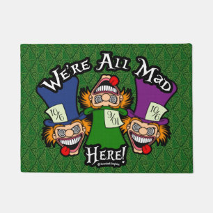 Paillasson Nous sommes tous fous ici !