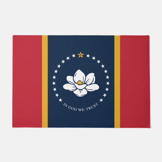Paillasson Nouveau drapeau d'État du Mississipi (Devant)