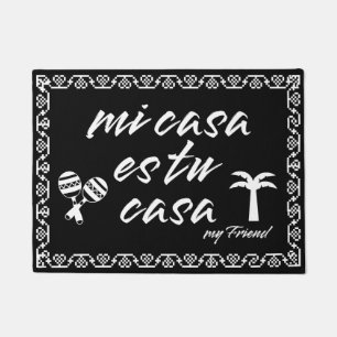 Paillasson Nouveau Elegant mat de porte Mi casa