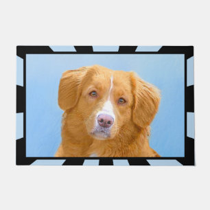 Paillasson Nouvelle-Écosse Peinture de chien pour l'essayeur 