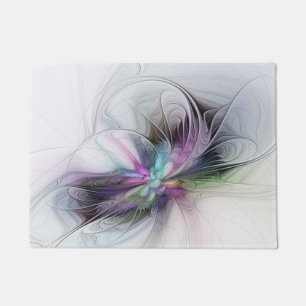 Paillasson Nouvelle vie, Colorful Abstrait Fractal Art Imagin