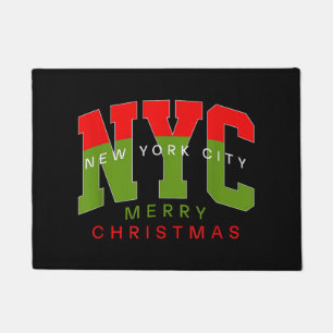 Paillasson Nouvelle Ville de York New York Joyeux Noël Voyage