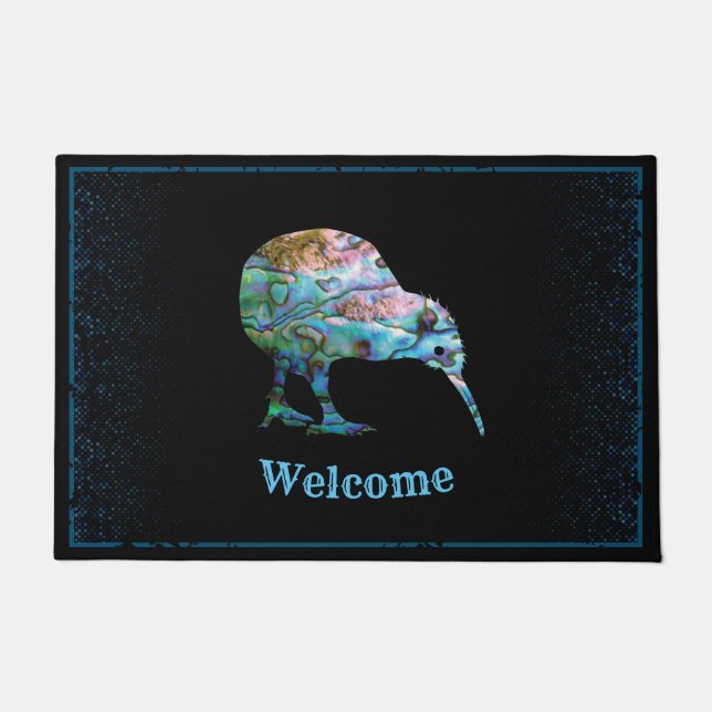 PAILLASSON NOUVELLE-ZÉLANDE KIWI PAUA DOORMAT (Devant)