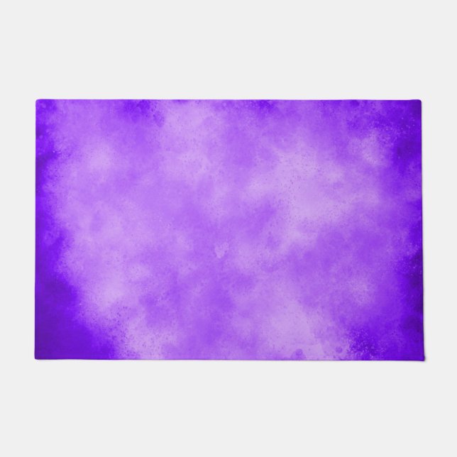 Paillasson Nuages d'orage de bleuets (Devant)