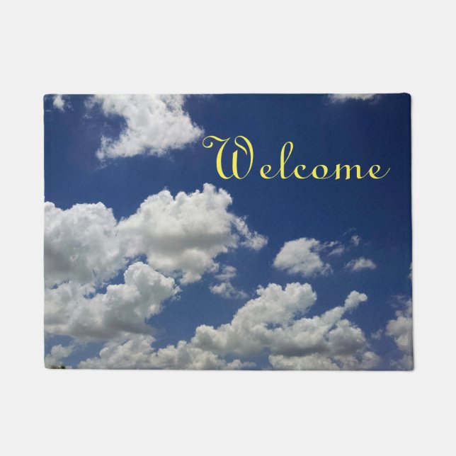 Paillasson Nuages fluides Welcome Doormat (Devant)