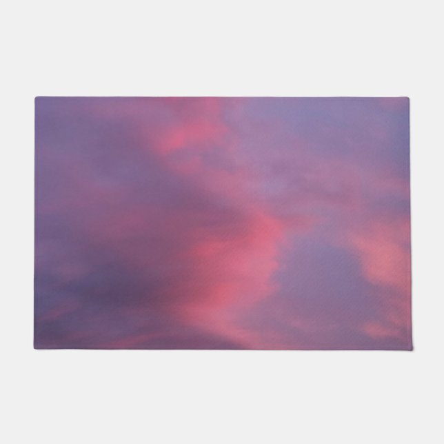 Paillasson Nuages roses bleus (Devant)