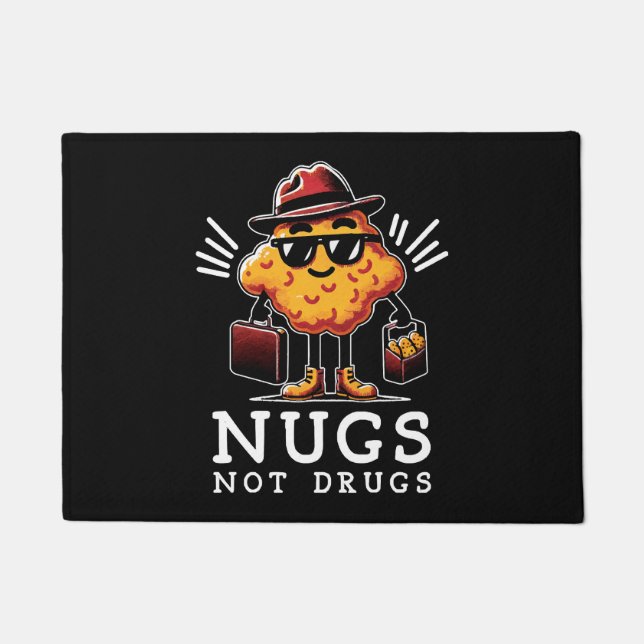 Paillasson Nuggets Croustillants Pas de Drogue (Devant)