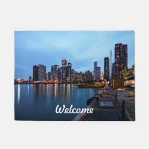 Paillasson Nuit à Marine Pier Welcome Doormat
