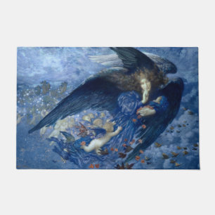 Paillasson Nuit avec son Train des Etoiles (Ange avec Cherubs