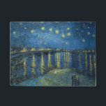 Paillasson Nuit étoilée sur le Rhône Vincent Van Gogh<br><div class="desc">Nuit étoilée au-dessus du Rhône Peinture de Vincent Van Gogh</div>