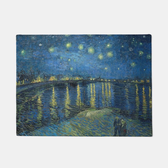 Paillasson Nuit étoilée sur le Rhône Vincent Van Gogh (Devant)