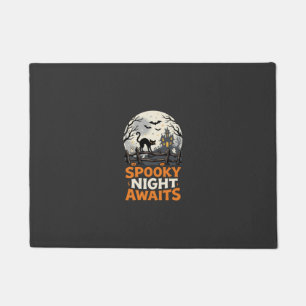 Paillasson Nuit Sombre et Lunée d'Halloween